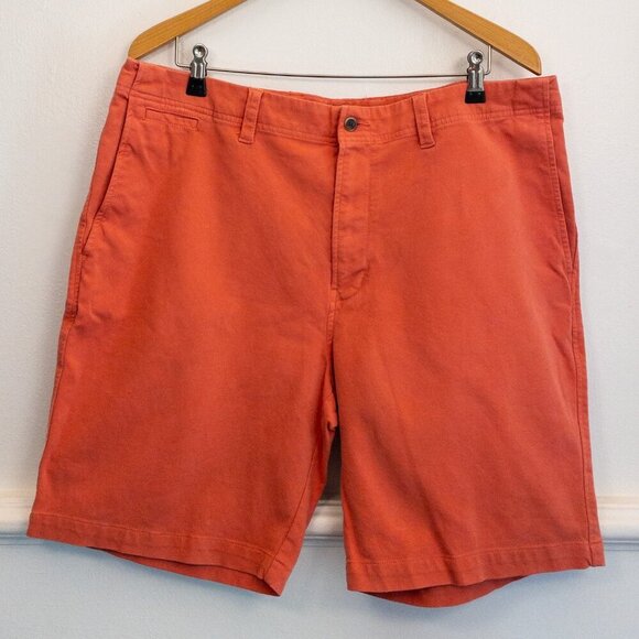 Tori Richard Coral Cotton Stretch Shorts – Size 38, Resort Casual Style - Picture 1 of 4